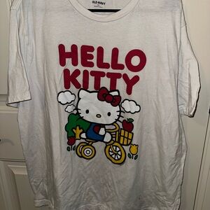 Old Navy White Hello Kitty Kids T-Shirt